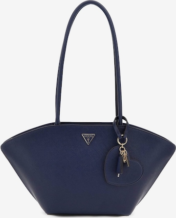 GUESS Schultertasche 'Bolena' in Blau: Vorderseite