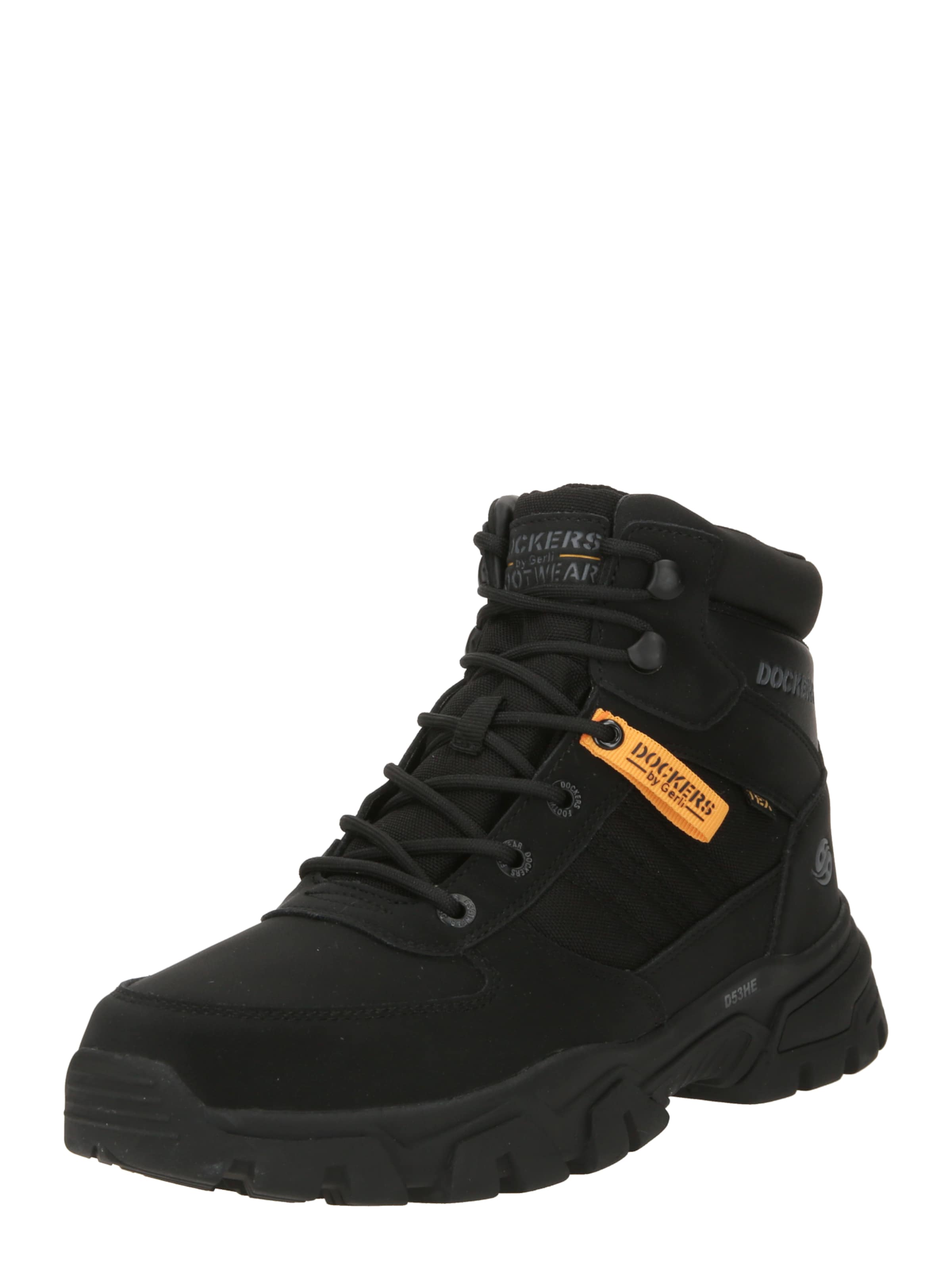 Dockers by Gerli Fűzős csizma - fekete: elől