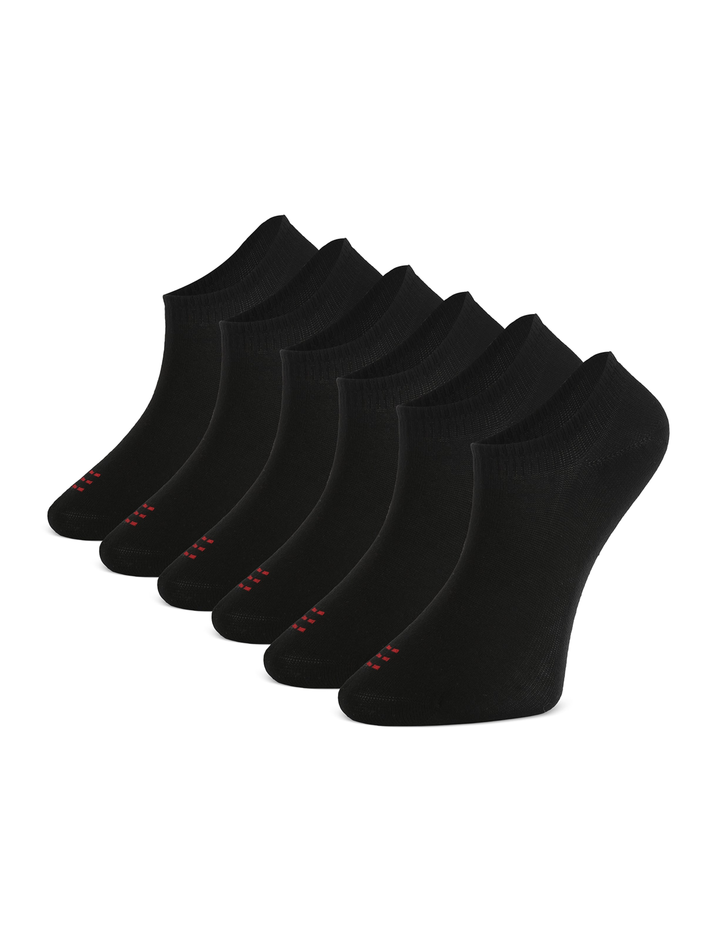 Calzino invisibile 'Sneaker' di Crea Socks in nero: frontale