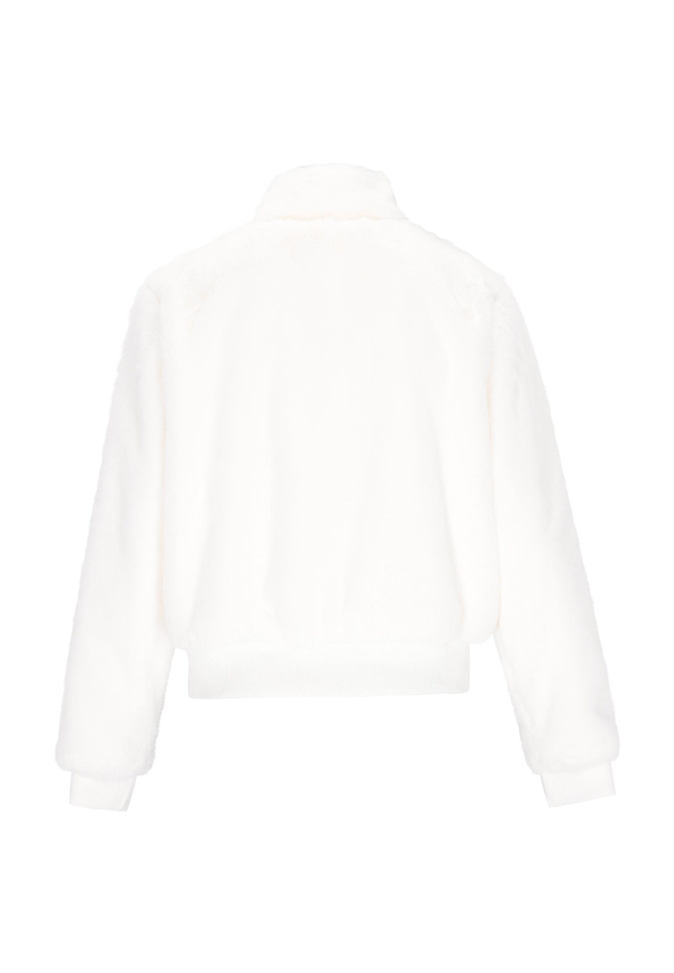 Veste mi-saison 'Fashion Look' taddy en blanc