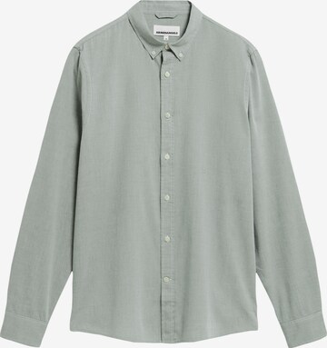 ARMEDANGELS Button Up Shirt 'Quasa' in Green: front