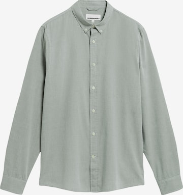ARMEDANGELS Regular fit Button Up Shirt 'Quasa' in Green: front