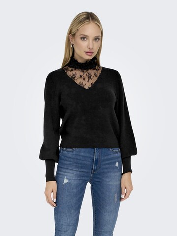 Pull-over ONLY en noir : devant