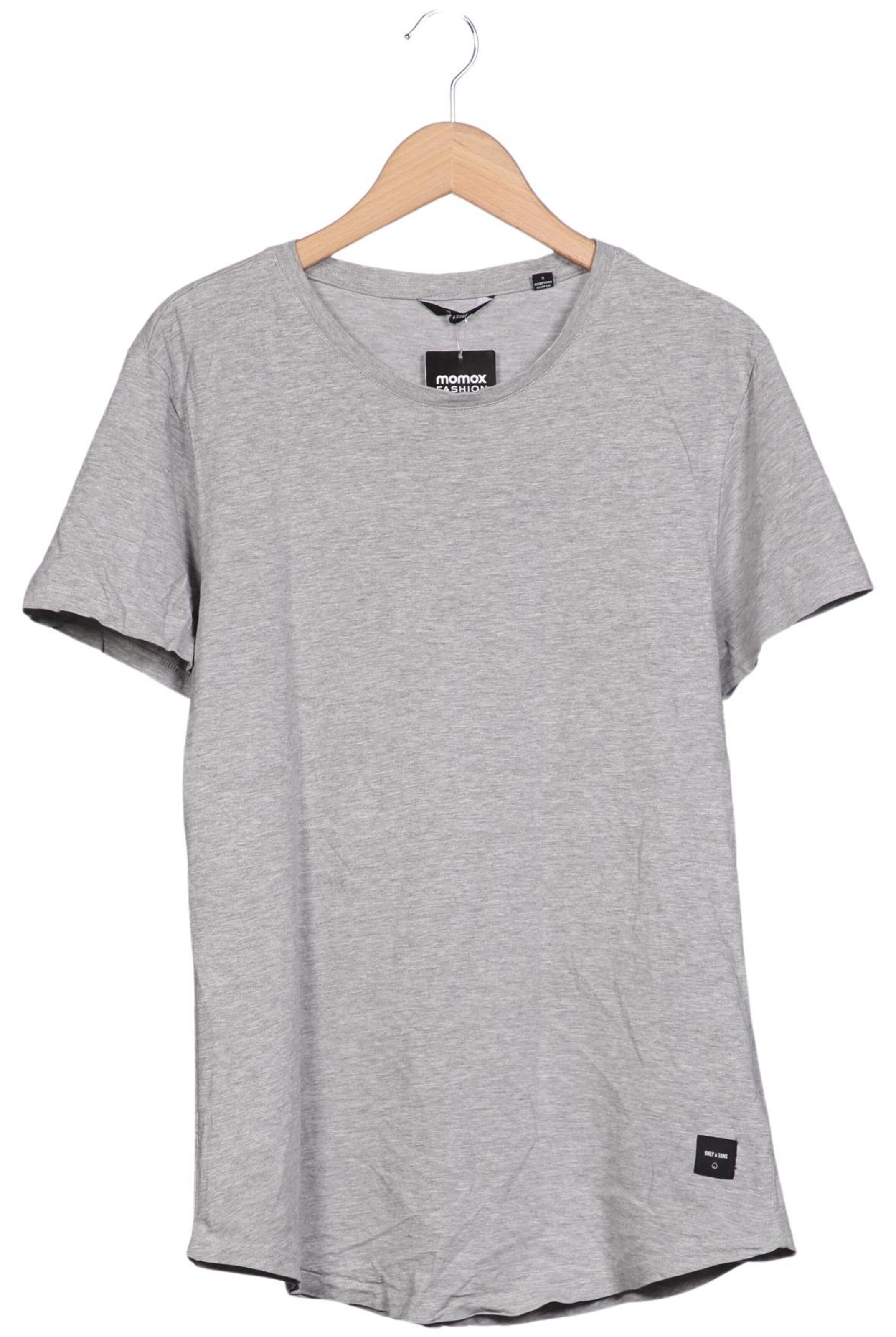 Only & Sons Shirt in L in Grey: front