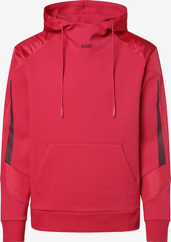 BOSS Sweatshirt 'Soodon' in Red: front