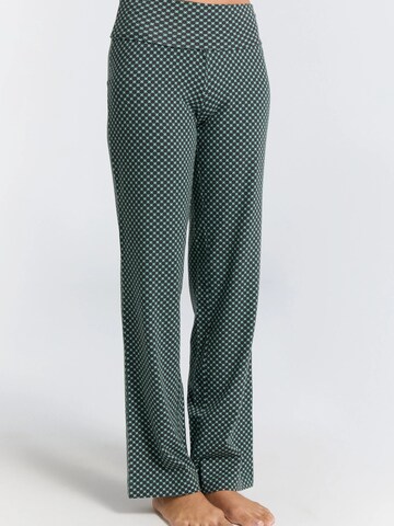 Leela COTTON Wide leg Pants 'Damen Bio-Baumwoll Komforthose' in Green