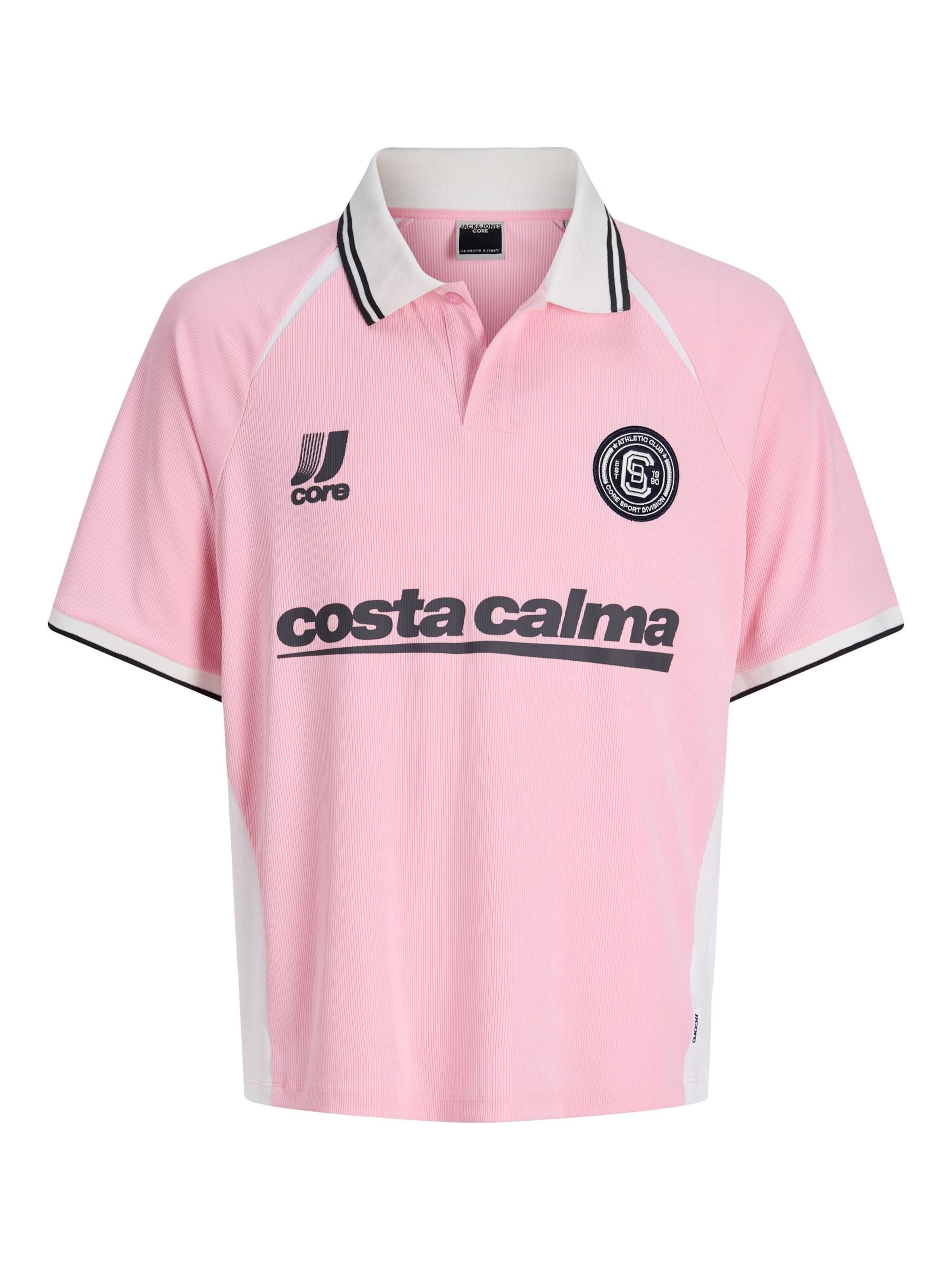 Jack & Jones Junior Shirt 'JCOClub' in Roze: voorkant