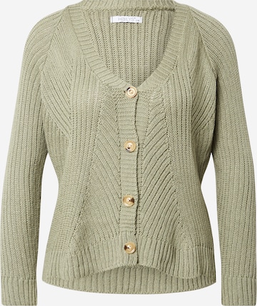 Hailys Knit Cardigan 'Lise' in Green: front