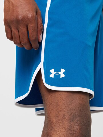 Regular Pantalon de sport 'HIIT' UNDER ARMOUR en bleu