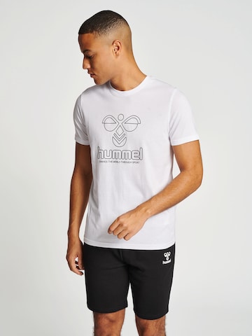 T-Shirt Hummel en blanc : devant