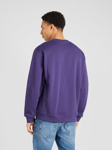 Cleptomanicx Sweatshirt 'Embro Gull Mono' in Purple