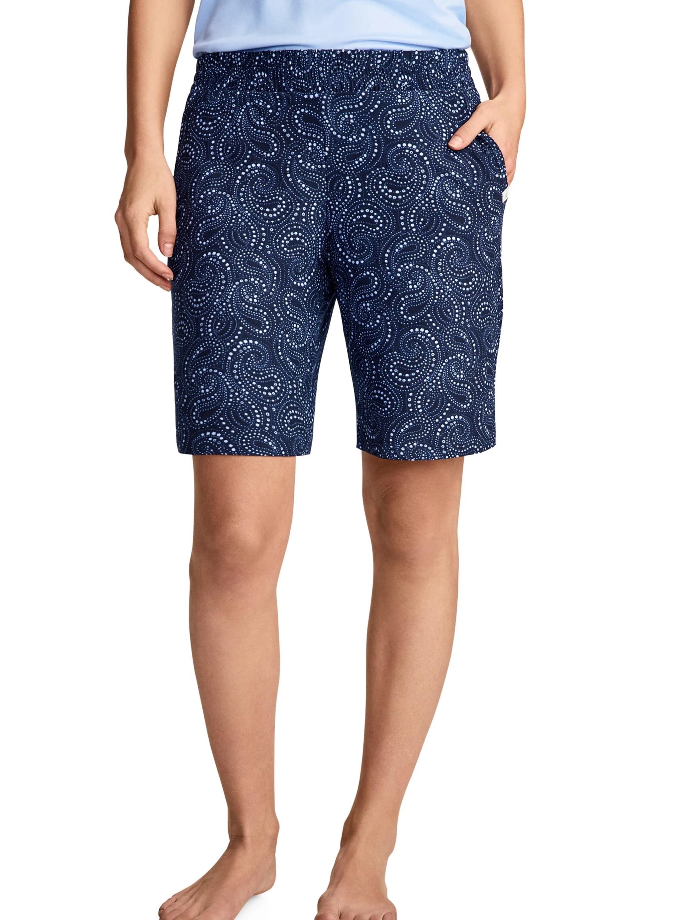 JOCKEY Pajama 'Soft Cool Bermuda Short' in Blue: front
