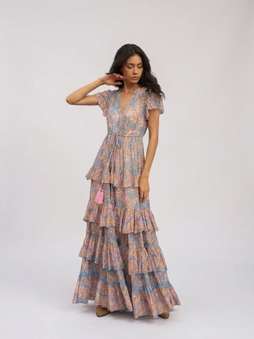 Miss June - Vestido 'Robe Longue Anakarina' en azul
