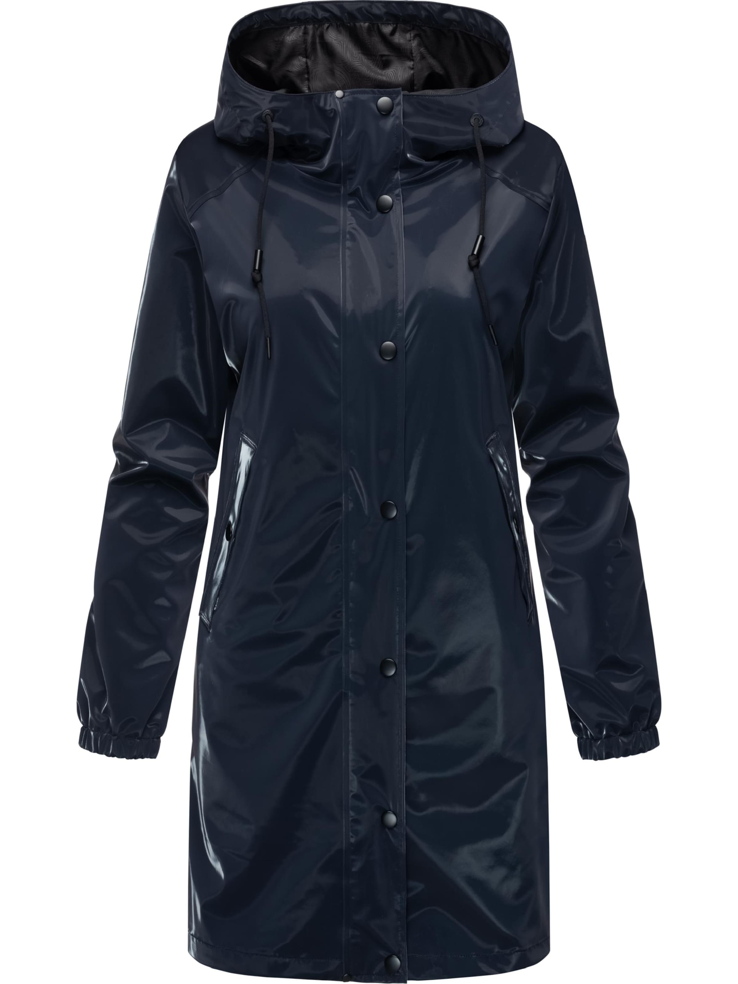 RagwearTehnički kaput 'Husty' - plava boja: prednji dio