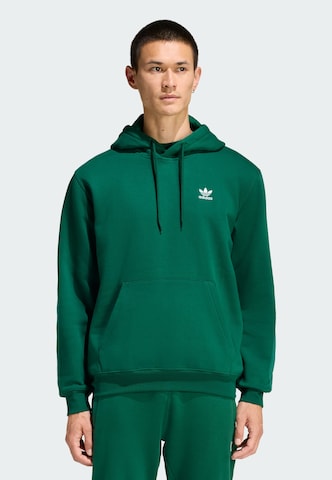 Felpa 'Trefoil Essentials' di ADIDAS ORIGINALS in verde: frontale