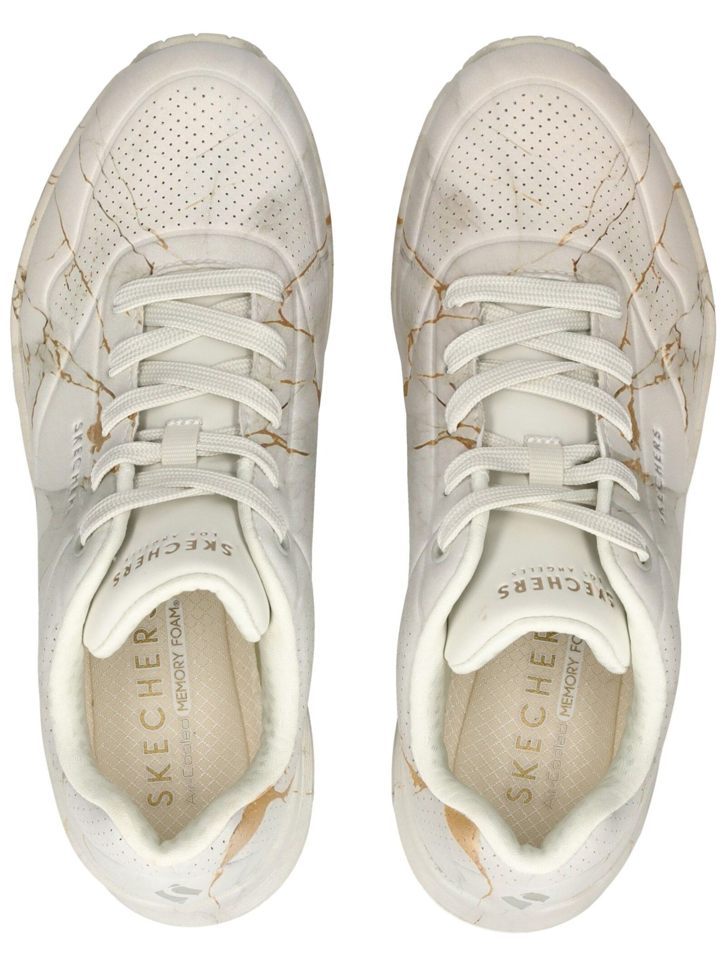 SKECHERS Sneakers laag 'Uno – Marble Marvel' in Wit
