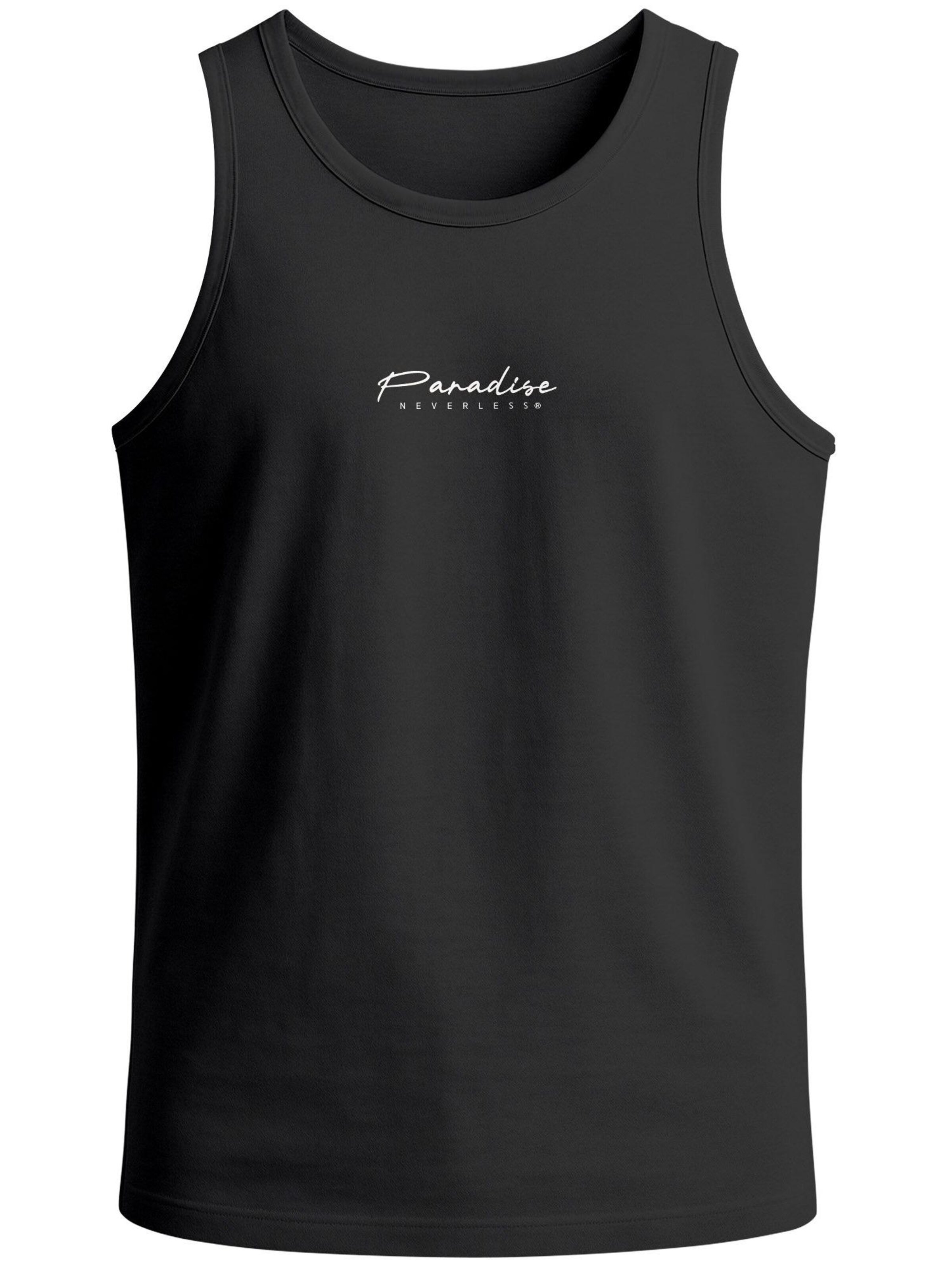 Neverless Shirt 'Palmen' in Black