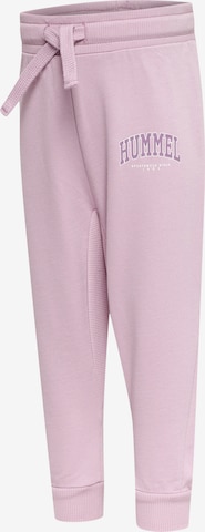 Hummel Tapered Sporthose in Lila