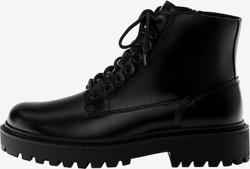 Bottes à lacets Pull&Bear en noir