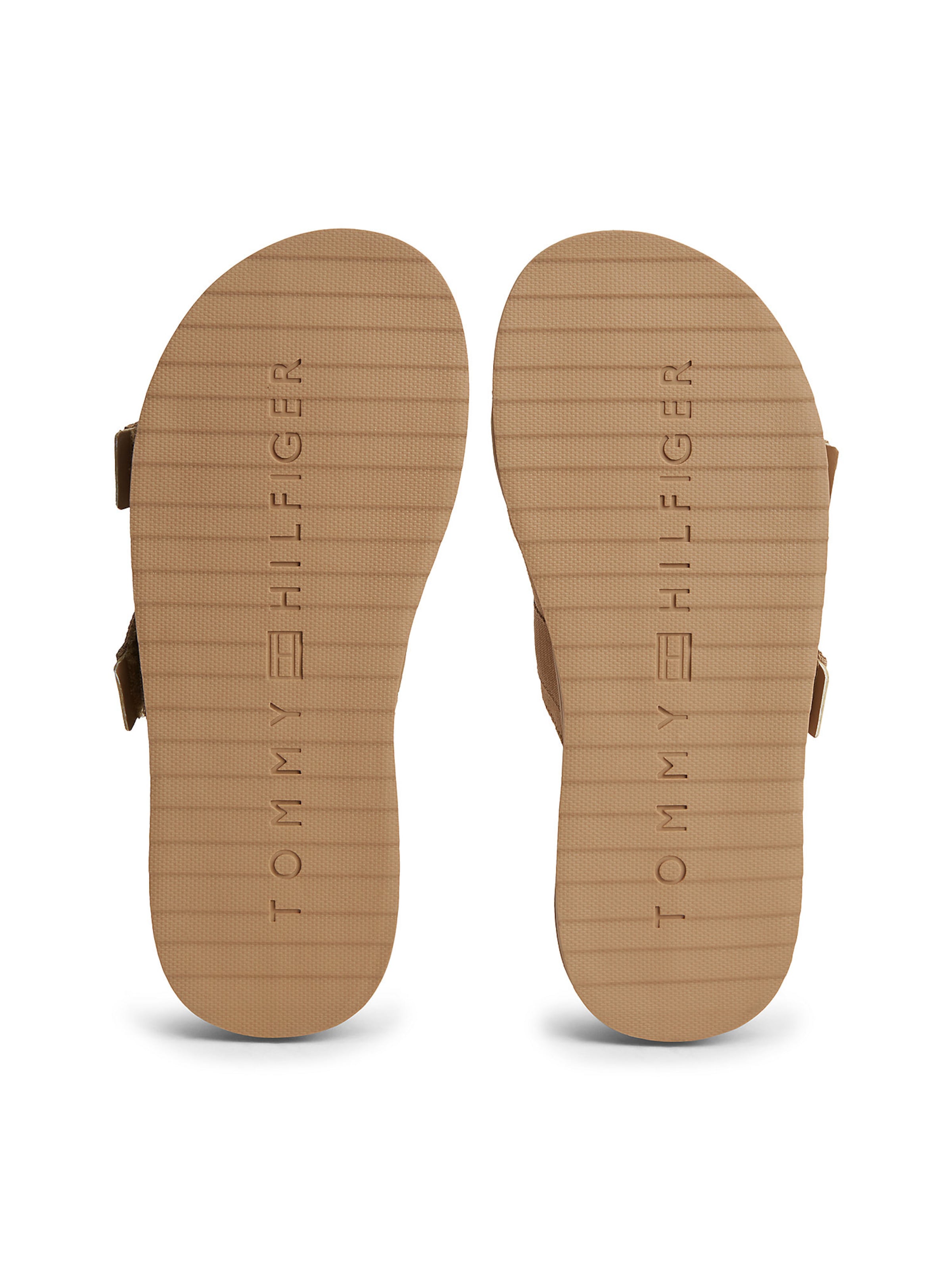 TOMMY HILFIGER Pantolette in Braun
