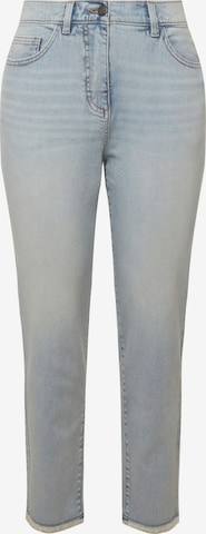 Ulla Popken Regular Jeans in Blauw: voorkant