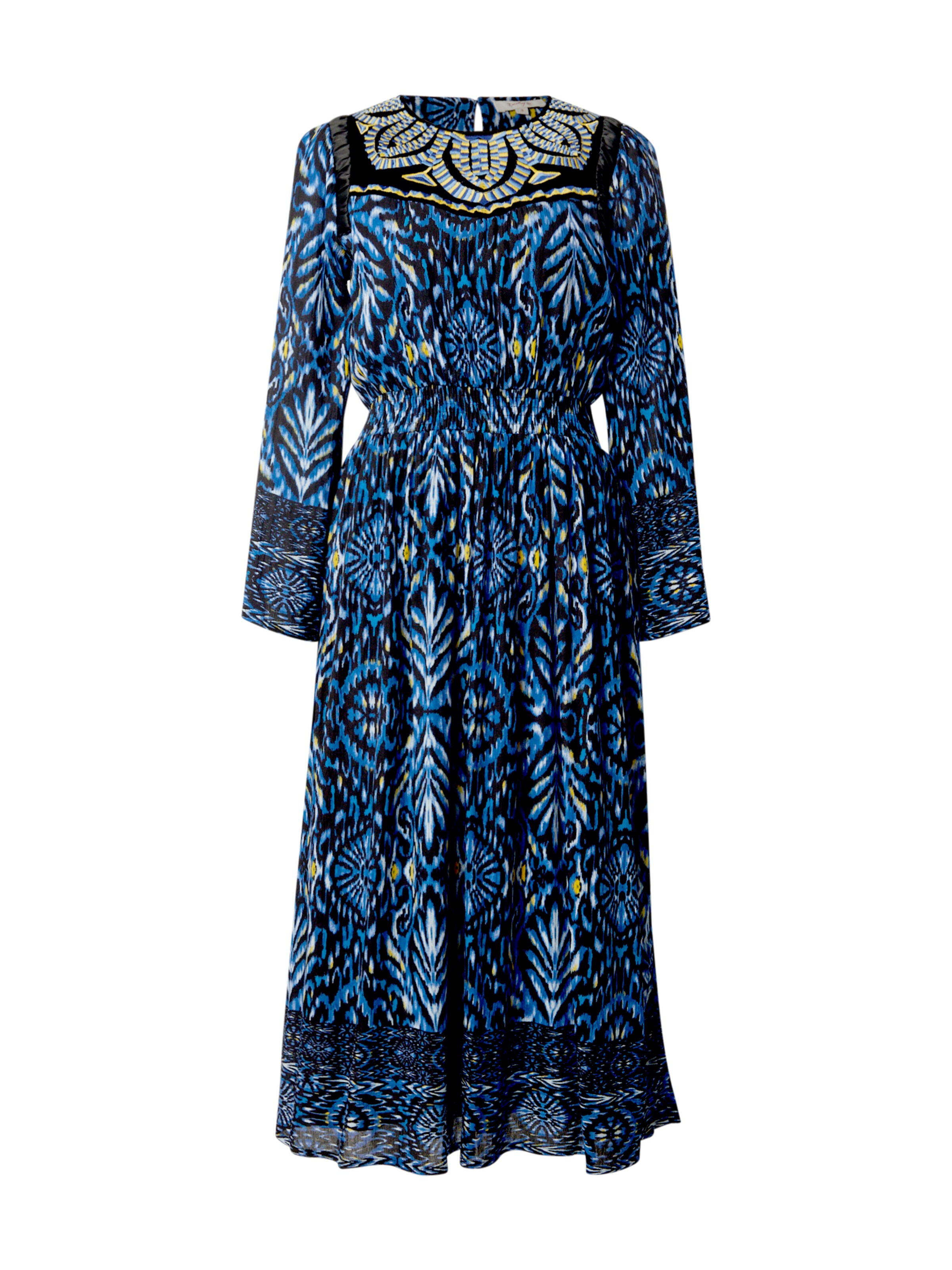 Derhy Klänning 'DEBORAH ROBE' i blå / ljusblå / gul / svart, Produktvy