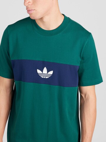 T-Shirt 'Ny Cutline' ADIDAS ORIGINALS en vert