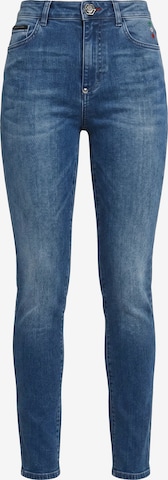 Skinny Leggings Philipp Plein en bleu : devant