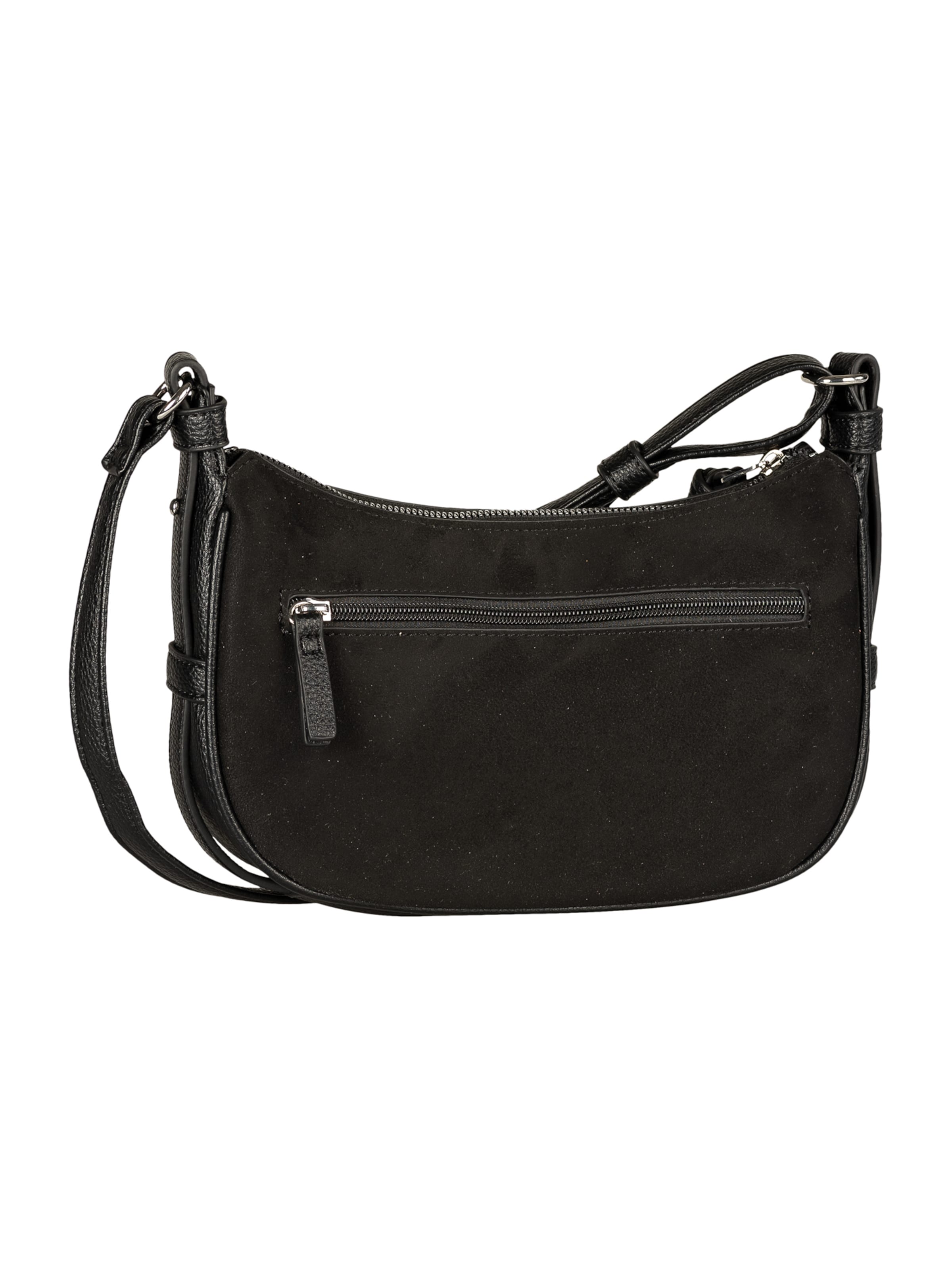 TOM TAILOR - Bolso de hombro 'Lysa' en negro: atrás