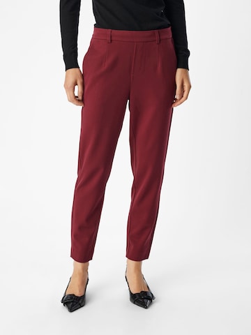 OBJECT Slimfit Broek 'LISA' in Rood: voorkant