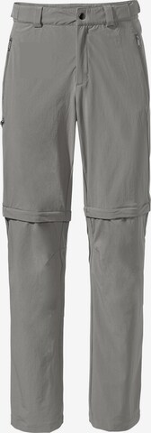 VAUDE Regular Outdoor Pants 'Farley' in Grey: front