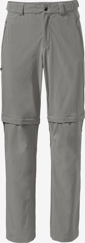 VAUDE Regular Outdoorbroek 'Farley' in Grijs: voorkant