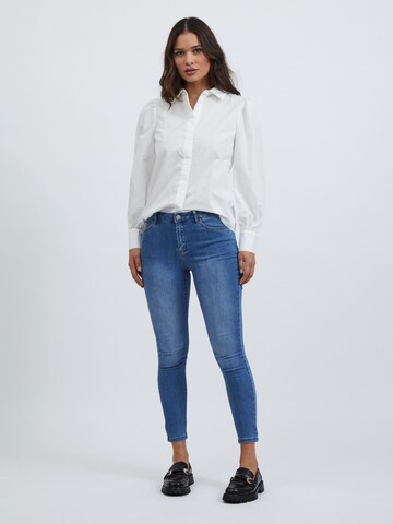 VILA Skinny Jeans in Blauw