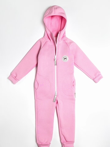 MANUL Overall 'Flamingo by MANUL - Basic' in Pink: Vorderseite