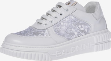 Baskets basses Baldinini en blanc : devant