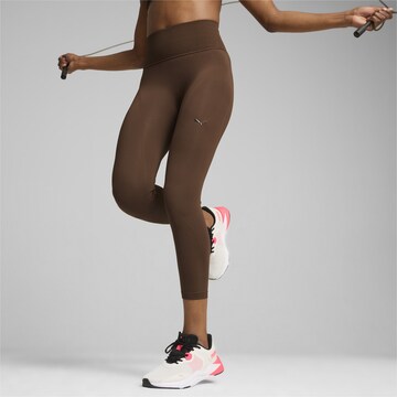 Skinny Pantalon de sport PUMA en marron