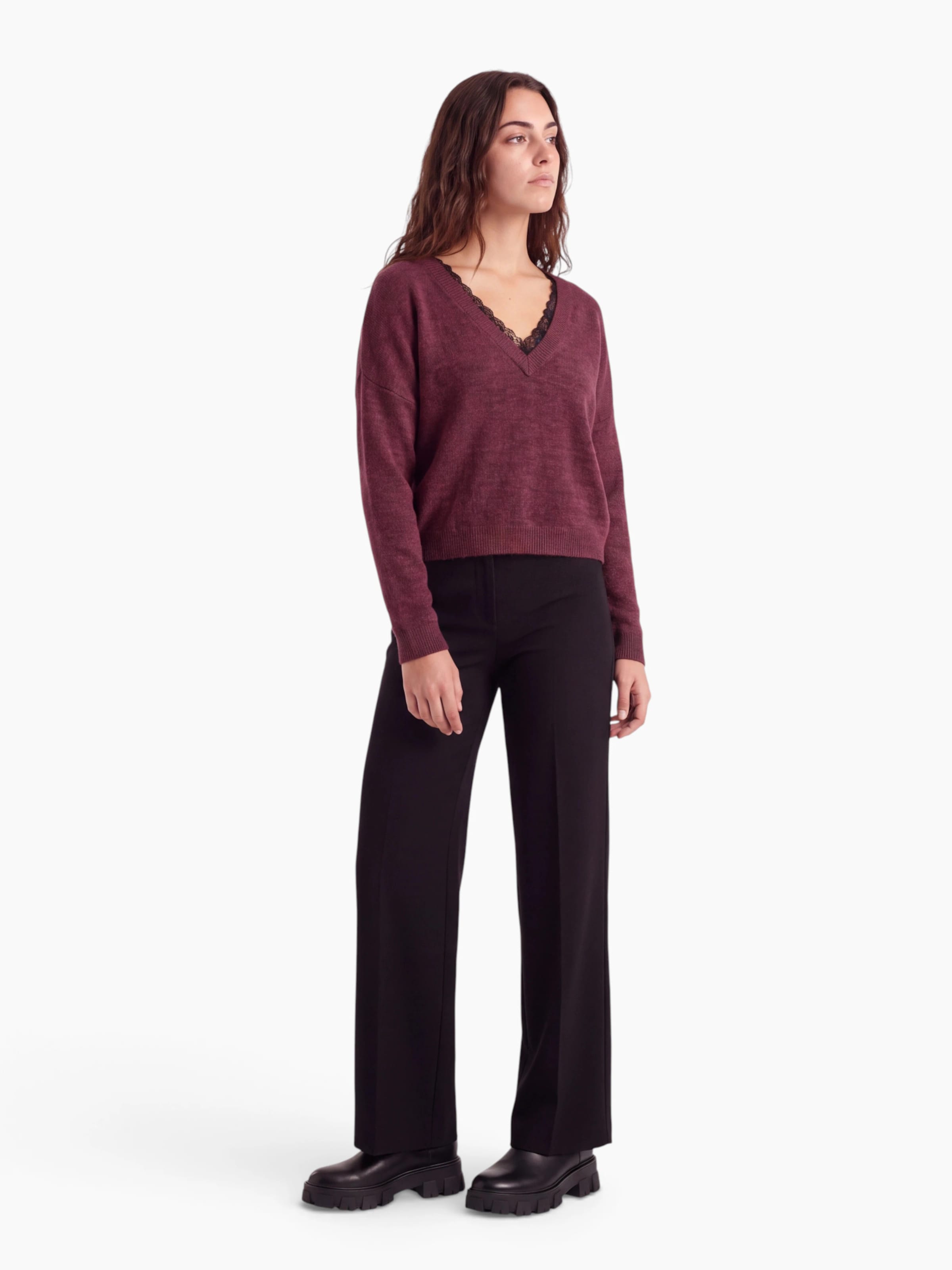 ONLY Sweater 'ONLMANIFESTA' in Red