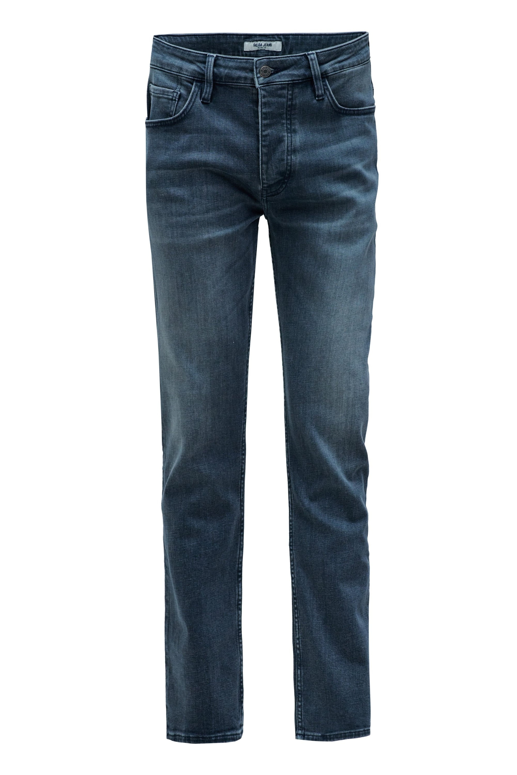 Salsa Jeans Regular Jeans in Blauw: voorkant