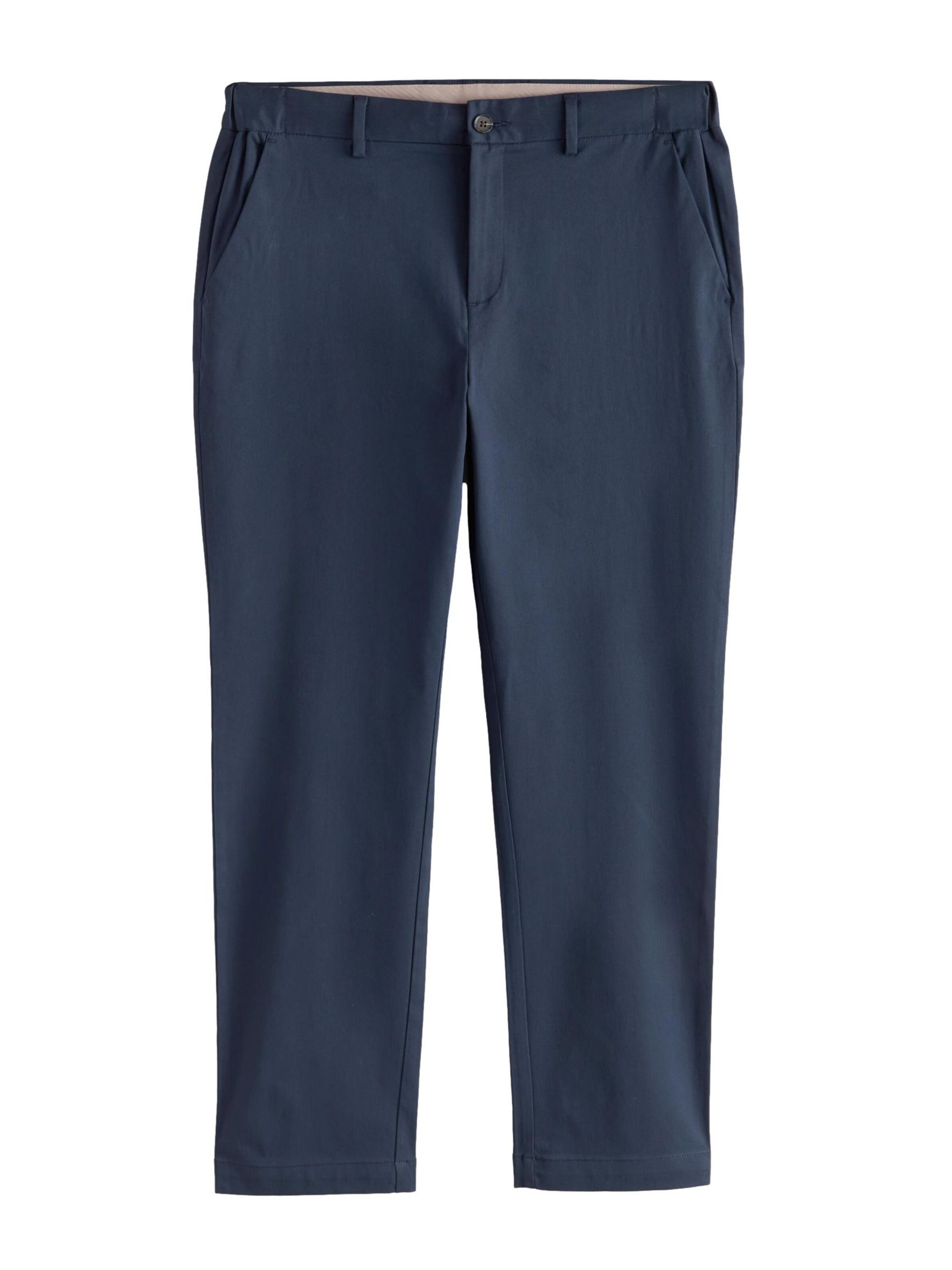 Pantaloni eleganți de la Next pe albastru: față
