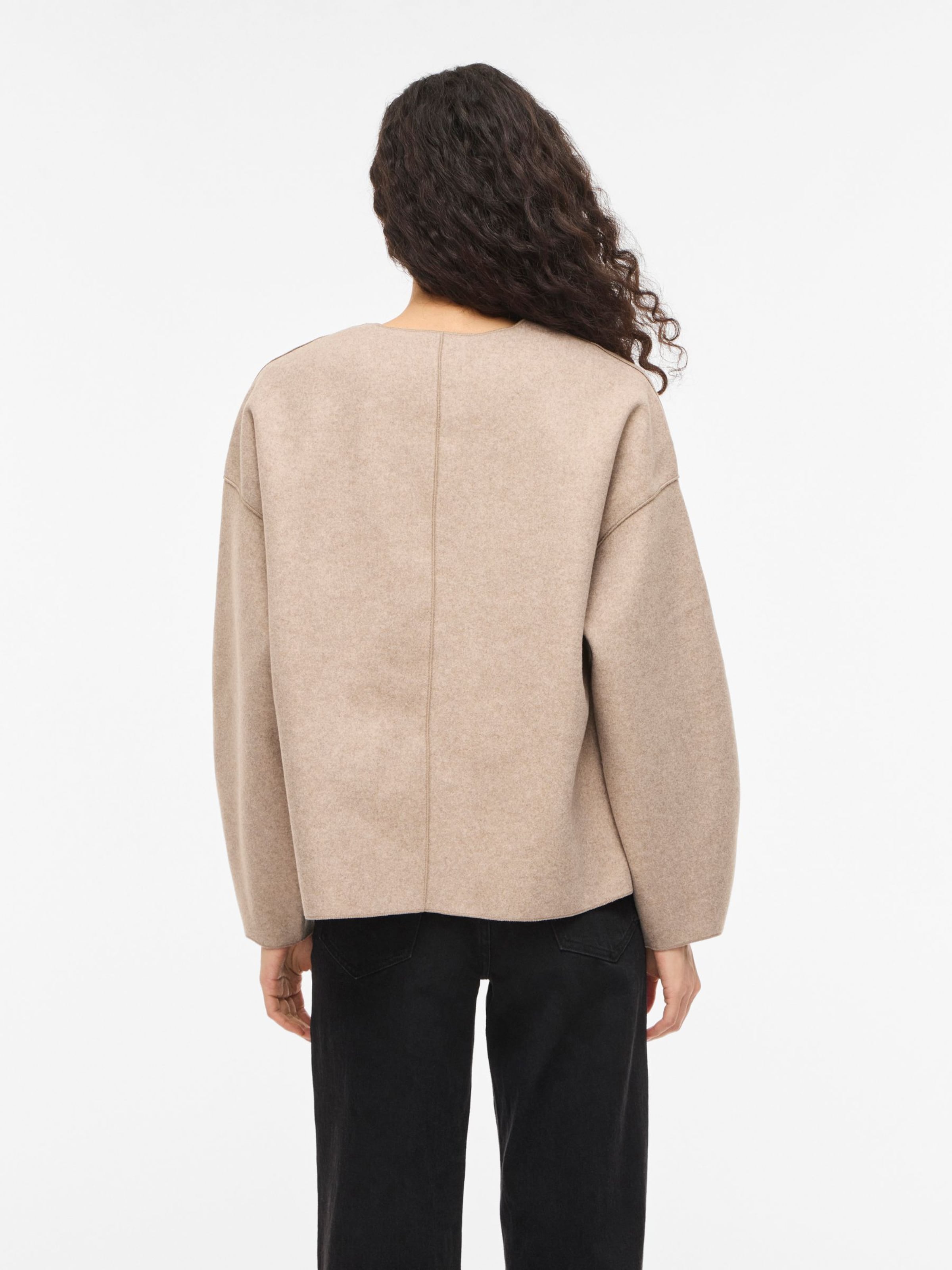 VILA Prechodná bunda 'VIJUICE' - Béžová