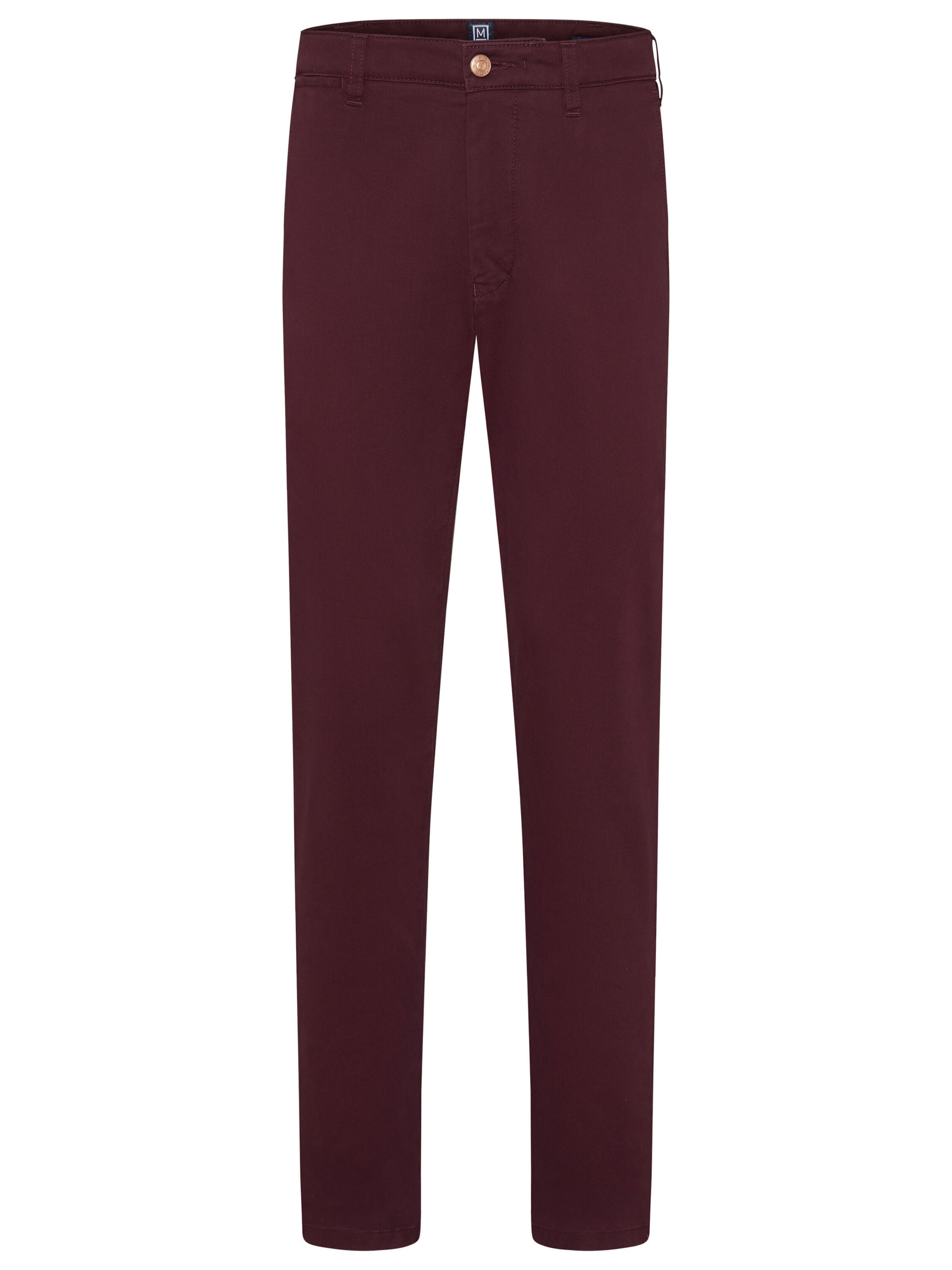 MEYER Chino trousers in Red: front