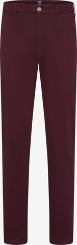 MEYER Chino Pants in Red: front