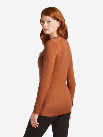 ICEBREAKER Koszulka funkcyjna 'Oasis' w kolorze pomarańczowy