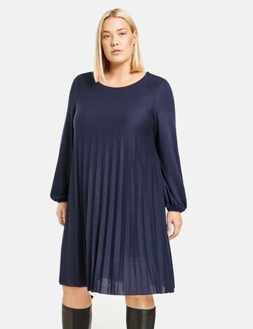 SAMOON Dress in Blue: front