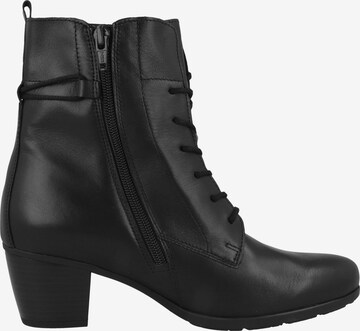 GABOR Lace-Up Ankle Boots in Black