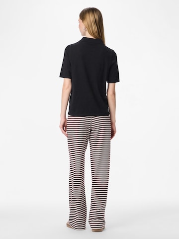 PIECES Wide leg Pants 'PCLaya' in Red