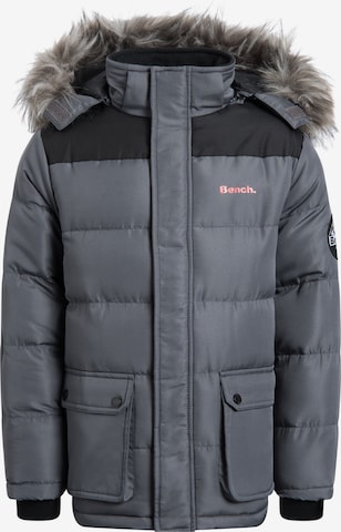 BENCH Winter Jacket in Grey: front