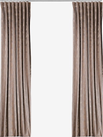 MY HOME Curtains & Drapes in Beige: front
