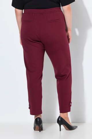 Ulla Popken Tapered Broek in Rood