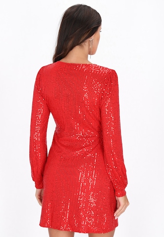 faina Cocktailjurk in Rood